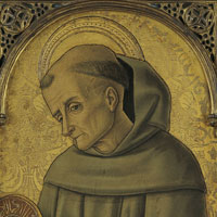 De heilige Bernardinus van Siena
