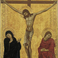 Kruisiging met Maria en de discipel Johannes