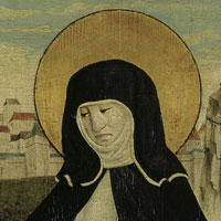 De heilige Gertrudis van Nijvel
