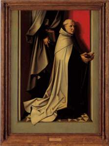 Een karmeliet met een patroonheilige