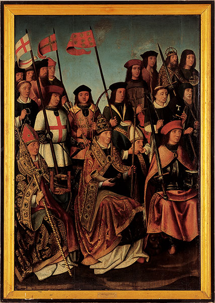 Een groep van achttien heilige martelaren